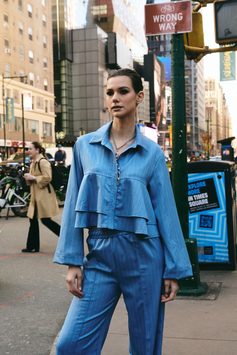 Short Striped Shirt Designed by Kellys