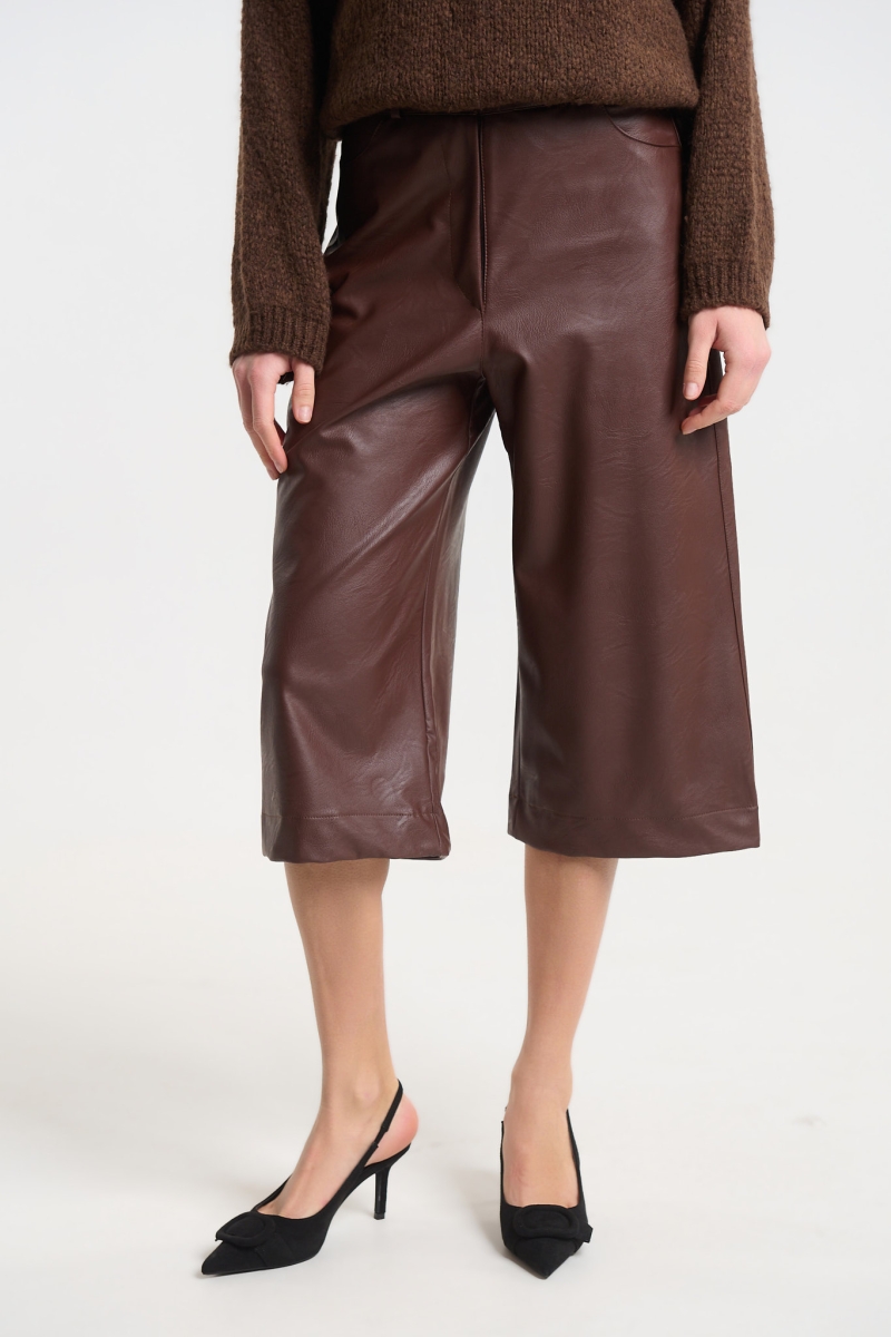 Ζιπ Κιλότ Δερματίνη