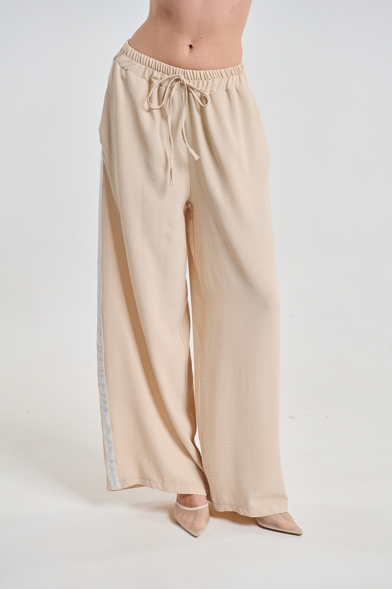 Kelly's Wide Leg Pants with Strass