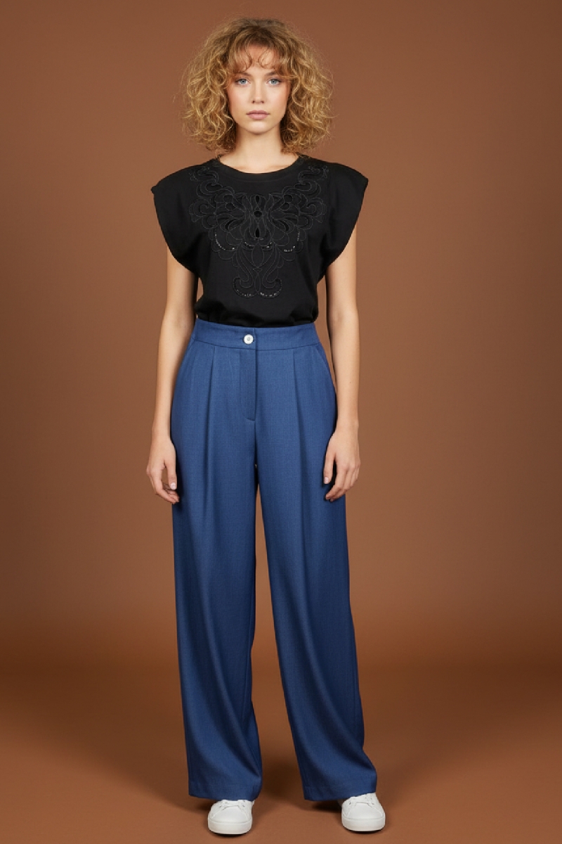 De Javu T-shirt Mε Κηπούρ Λεπτομέρεια