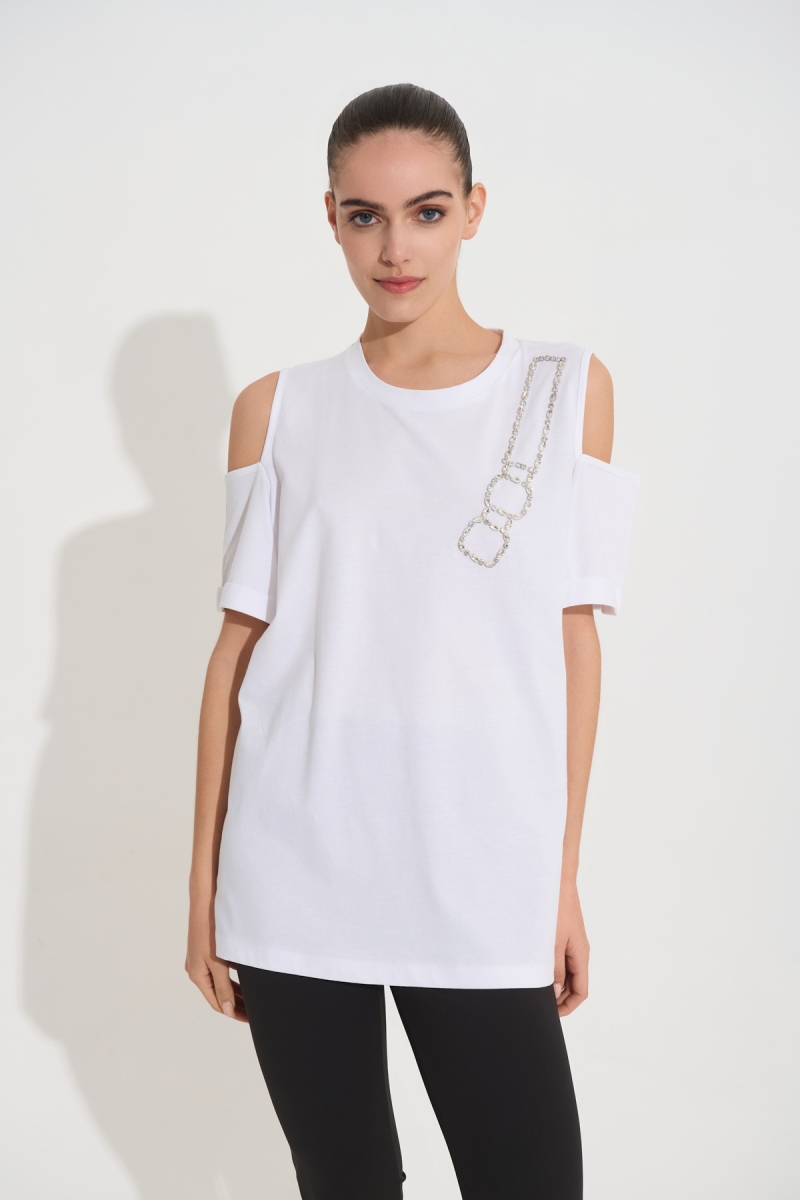 De Javu T-shirt Με Στρας