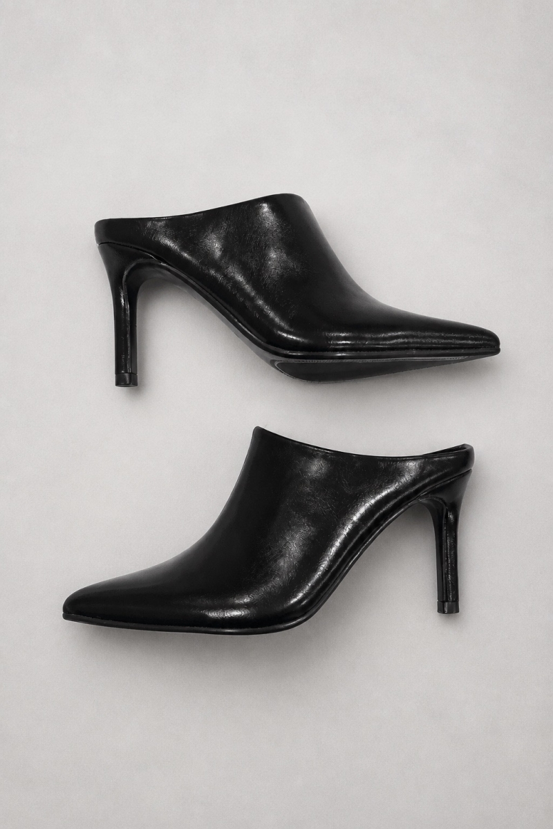 Women’s Pointed Toe Mules with 9 cm Stiletto Heel