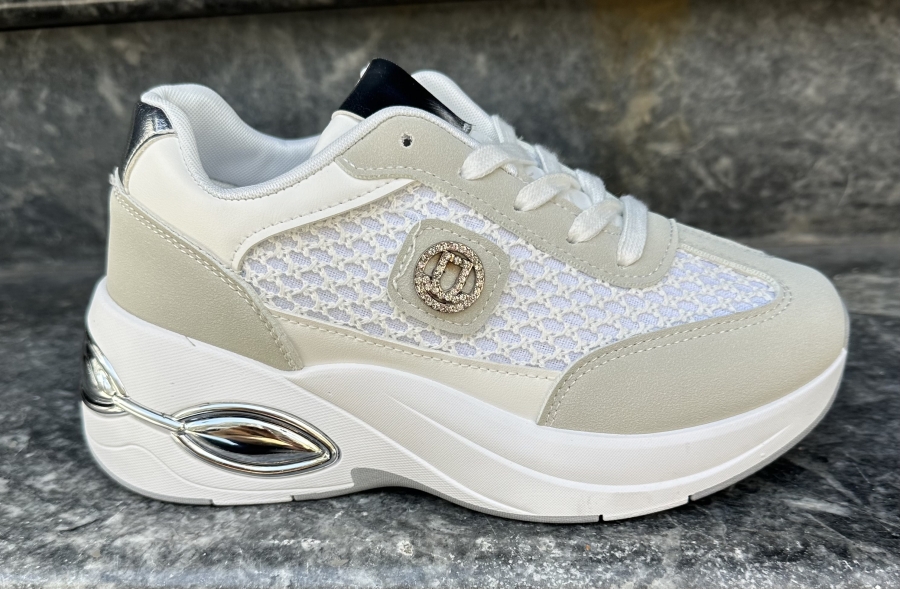 Platform Sneakers Featuring Decorative Details