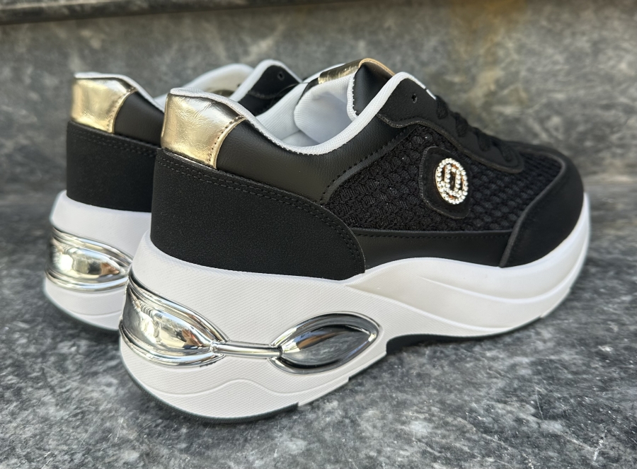 Platform Sneakers Featuring Decorative Details