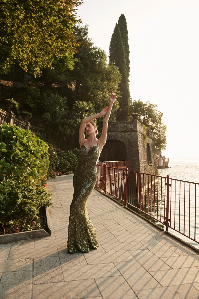 Sequin Strapped Maxi Dress