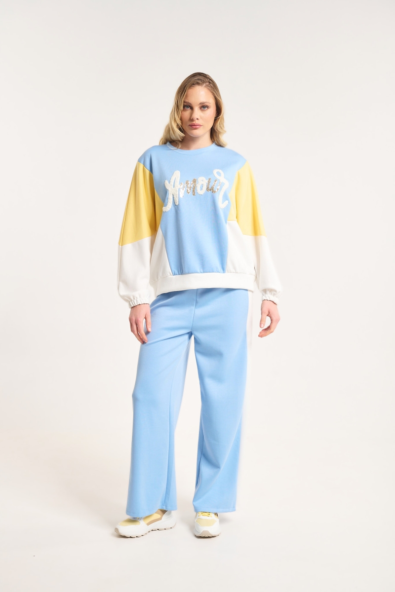 Σετ Μπλούζα & Παντελόνι Τρίχρωμο