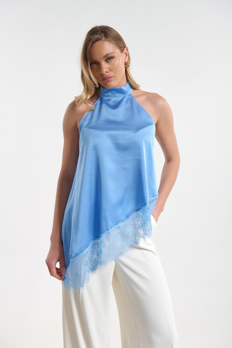 Satin Lace Top for Women