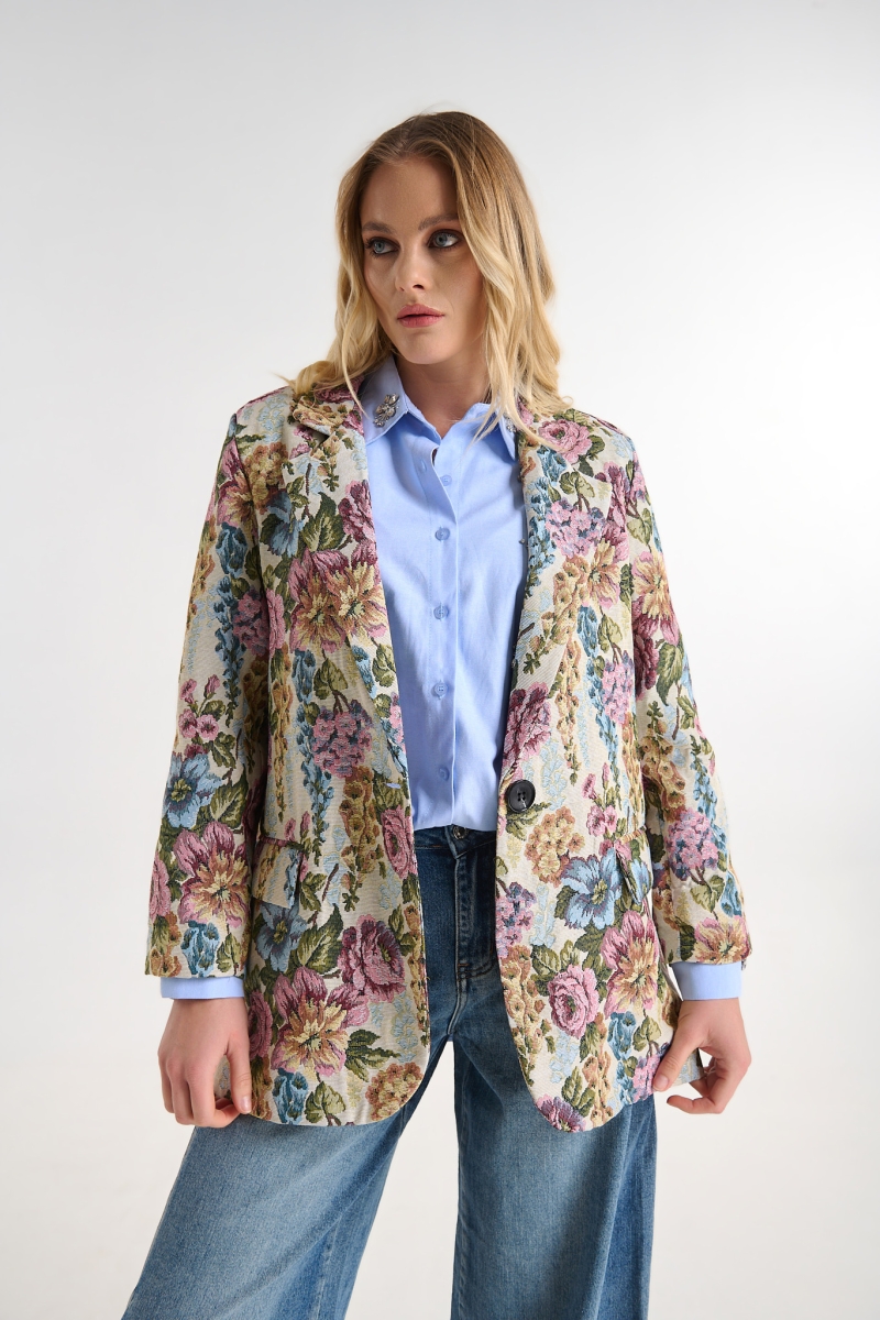 Σακάκι Φλοράλ