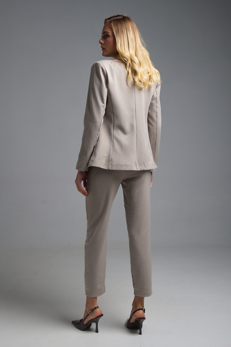 Σακάκι Γιακάς Μονοκούμπι Fake