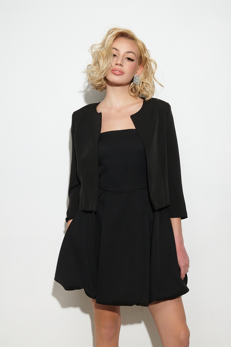 Bolero With 3/4 Sleeves