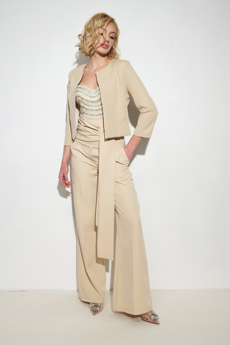 Bolero With 3/4 Sleeves