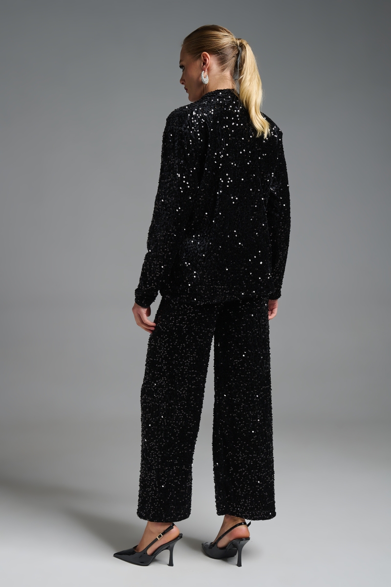 Σετ Σακάκι Παντελόνι Βελούδο Με Πούλιες