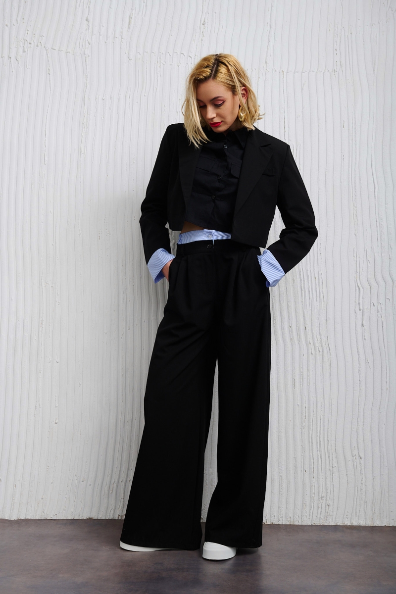 Stripes Detailed Suit