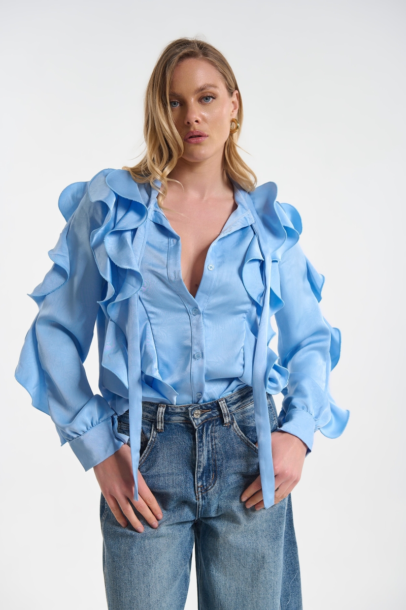 Ruffle Shirt for Women