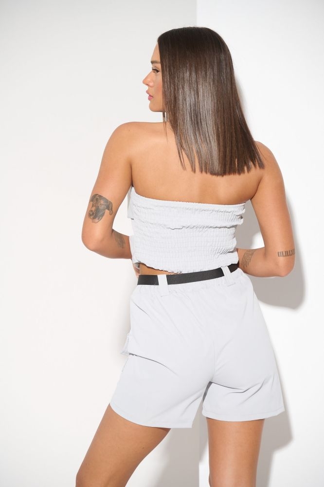 Strapless Drape Top