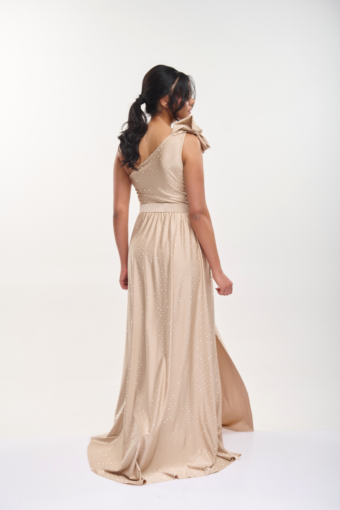 Maxi Dress With Rhinestones