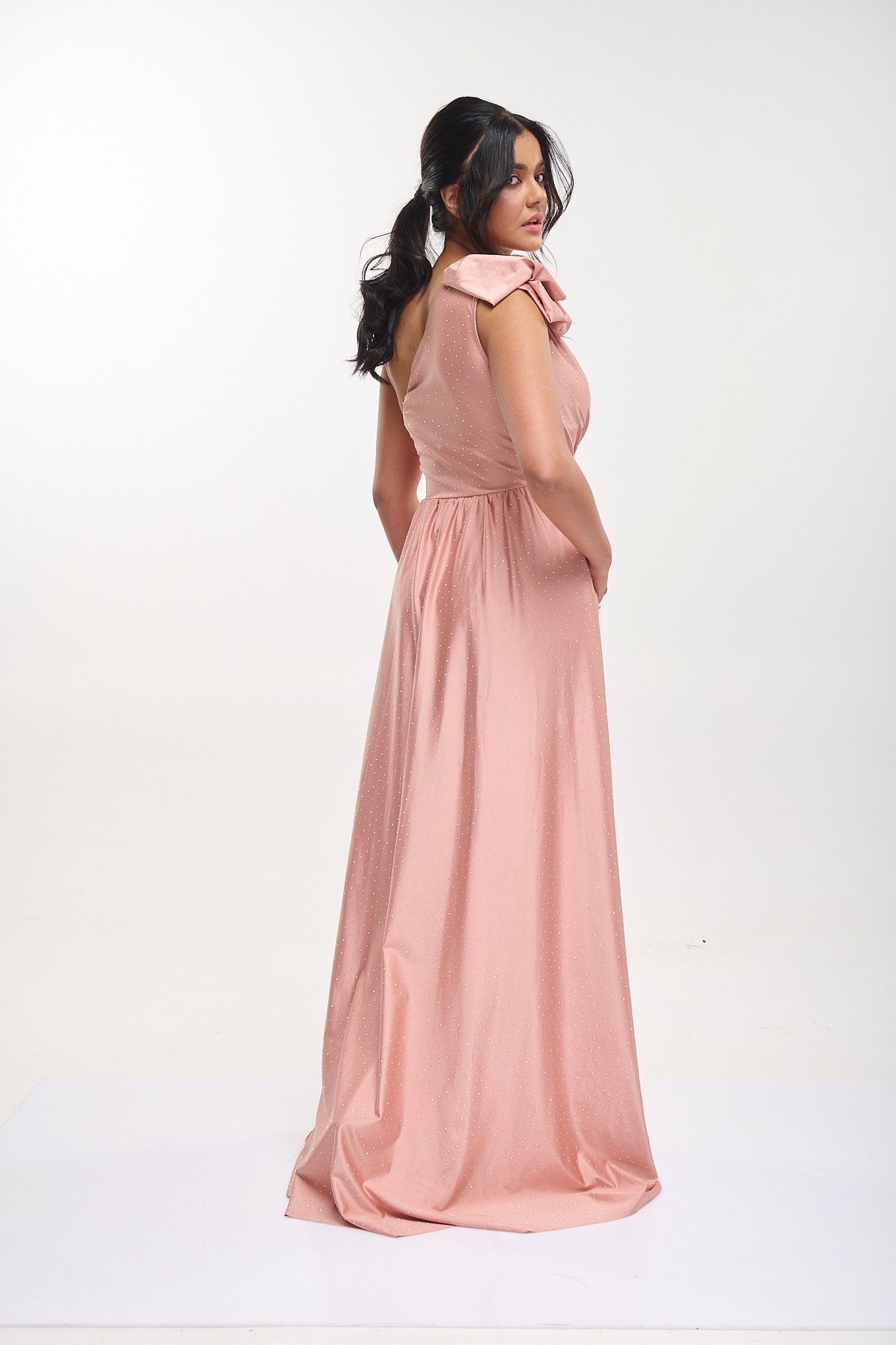 Maxi Dress With Rhinestones