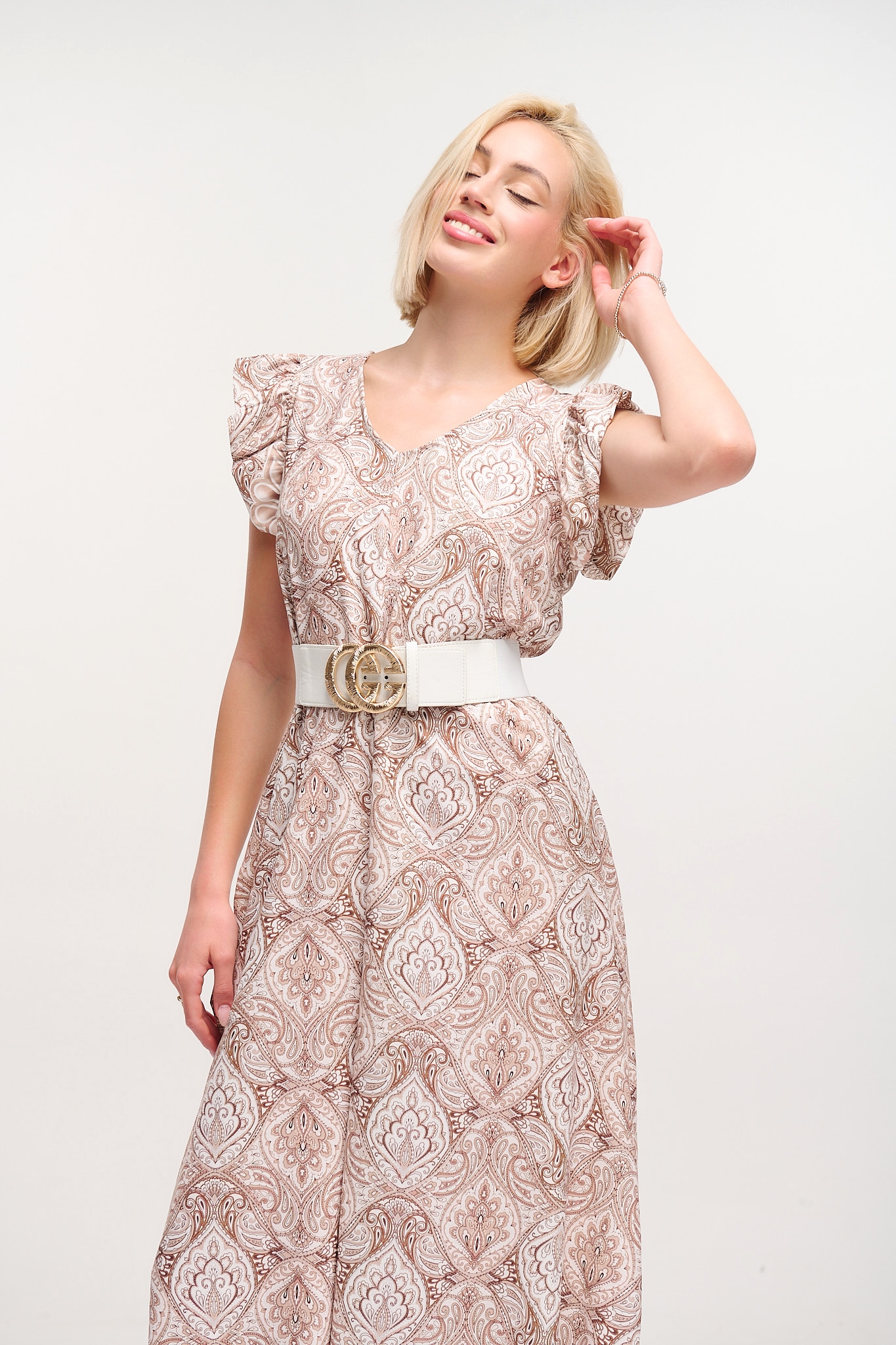 Jumpsuit Paisley Printed