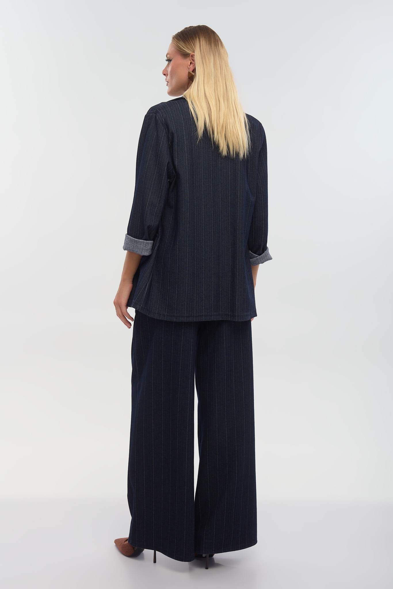 Παντελόνα Τζιν με Διακριτική Ρίγα