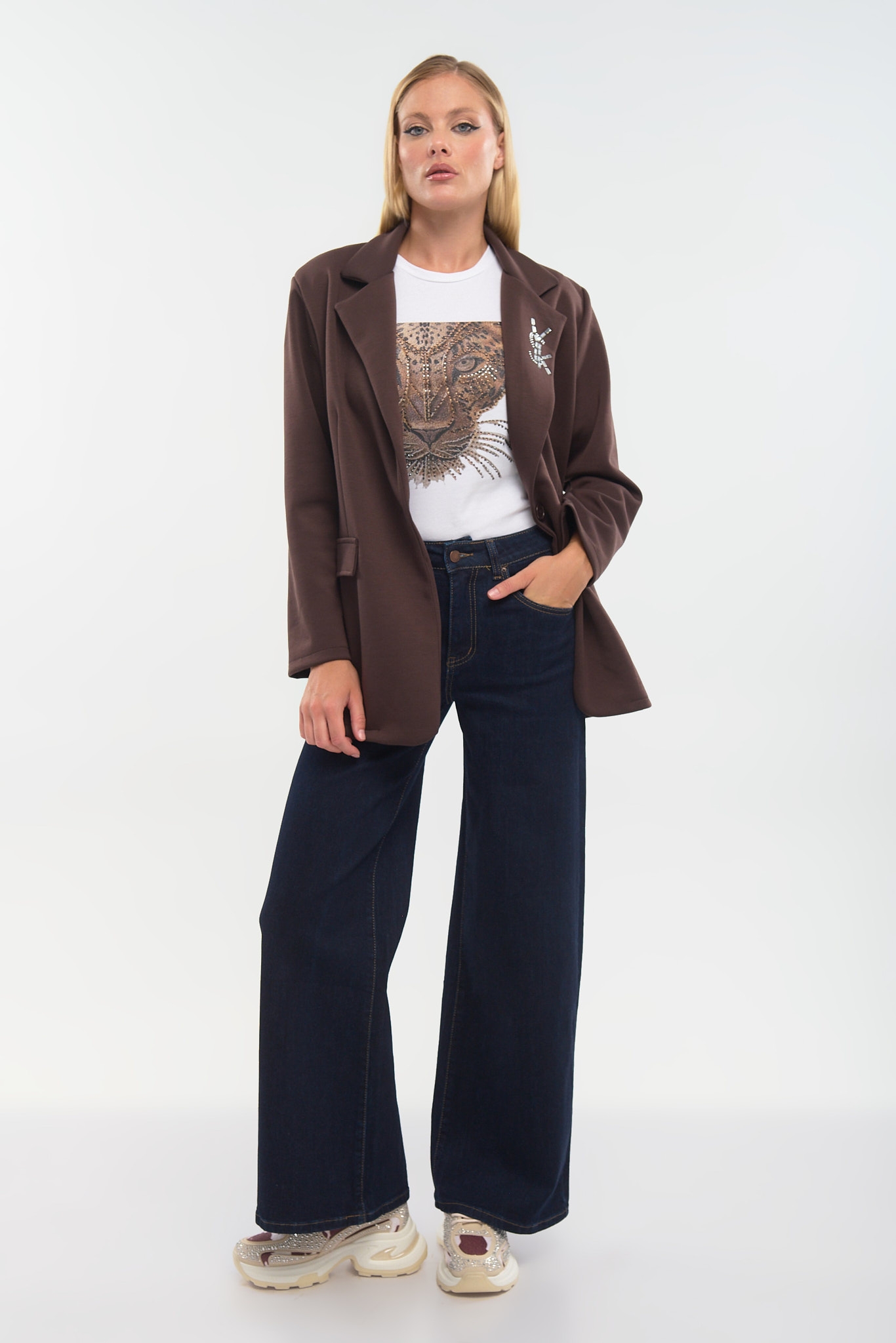 Rhinestone Detailed Cardigan
