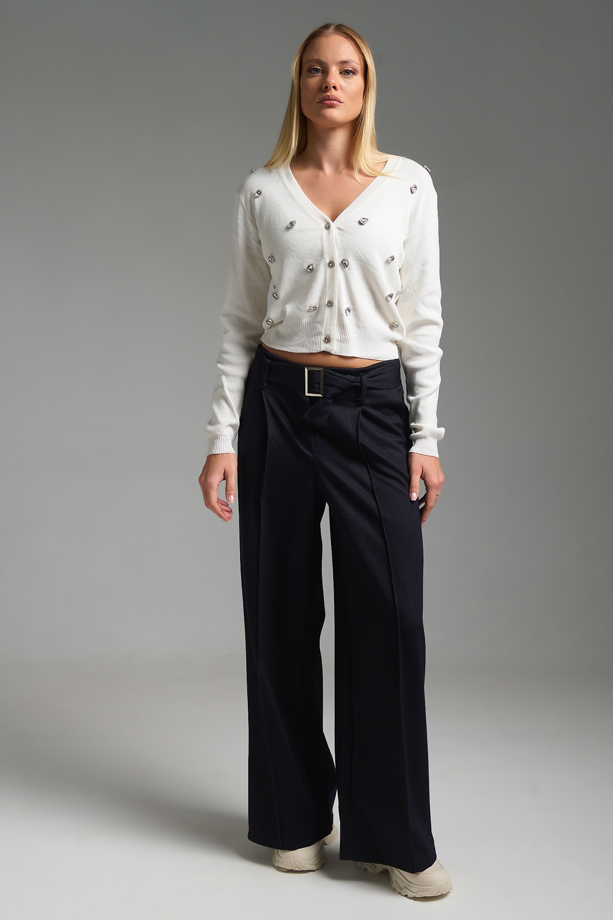 Παντελόνι Πικέ Με Τσέπη