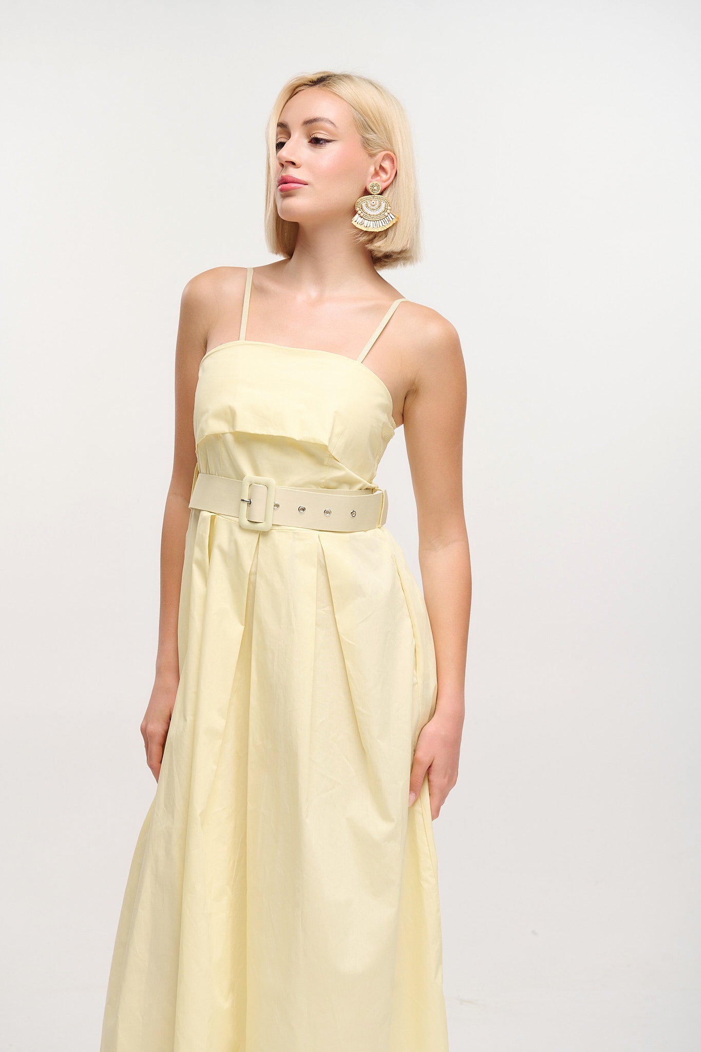 Belted Maxi Dress