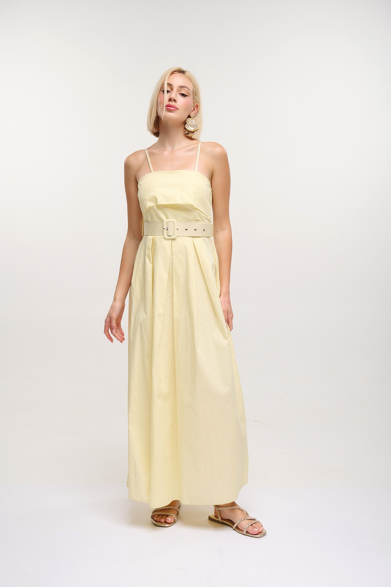 Belted Maxi Dress