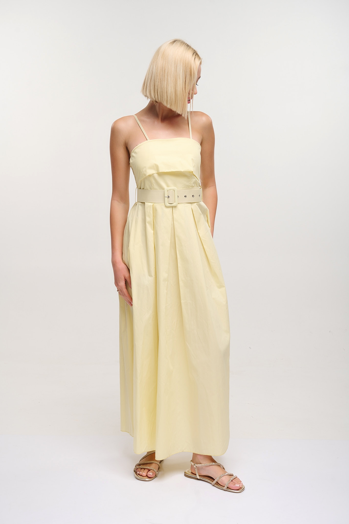 Belted Maxi Dress