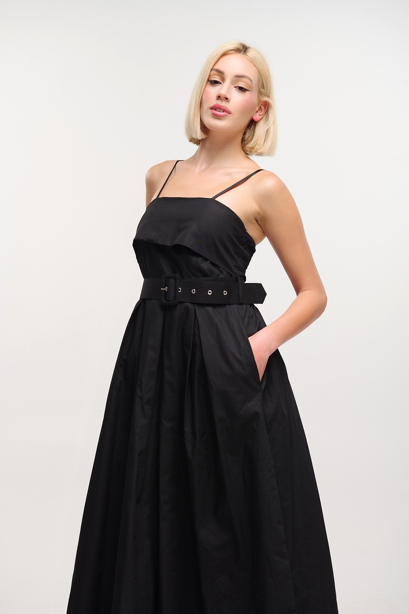 Belted Maxi Dress
