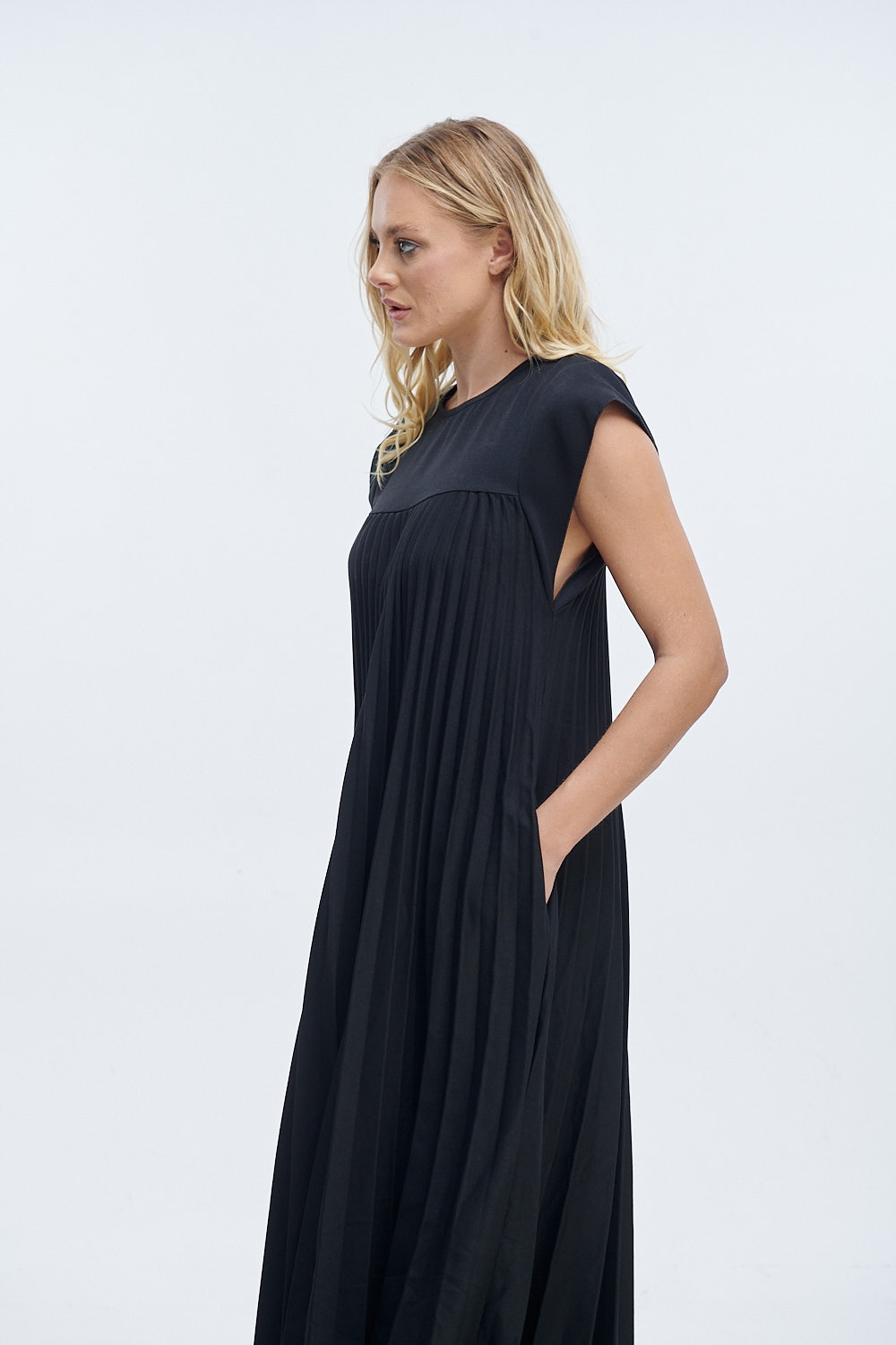 Maxi Pleated Dress