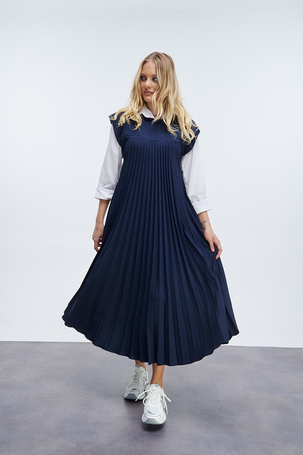 Maxi Pleated Dress