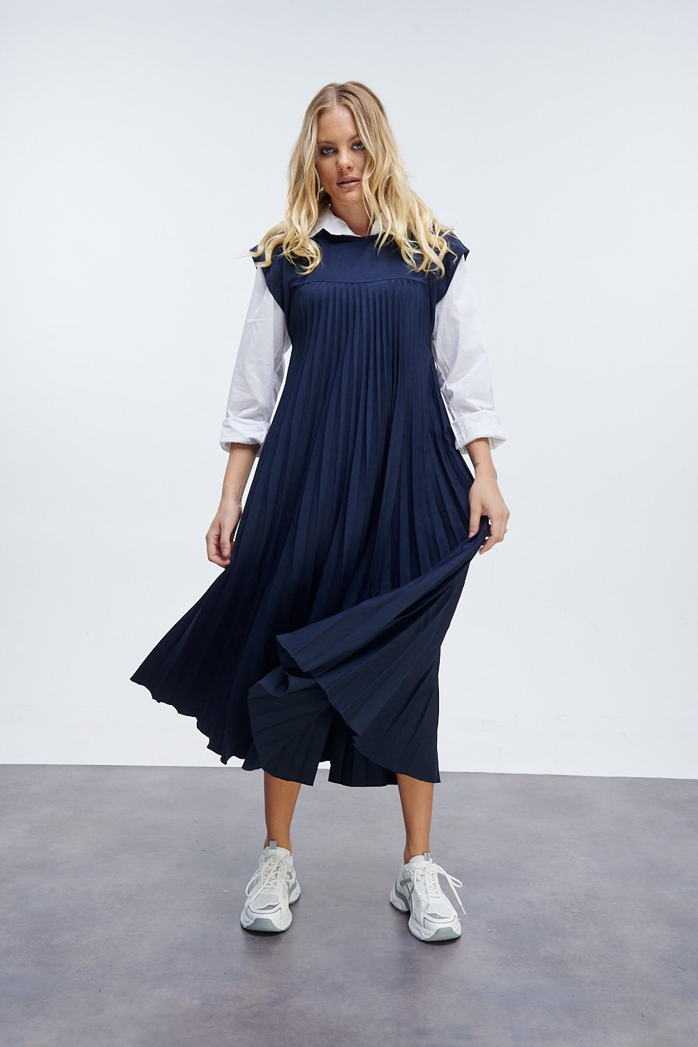 Maxi Pleated Dress