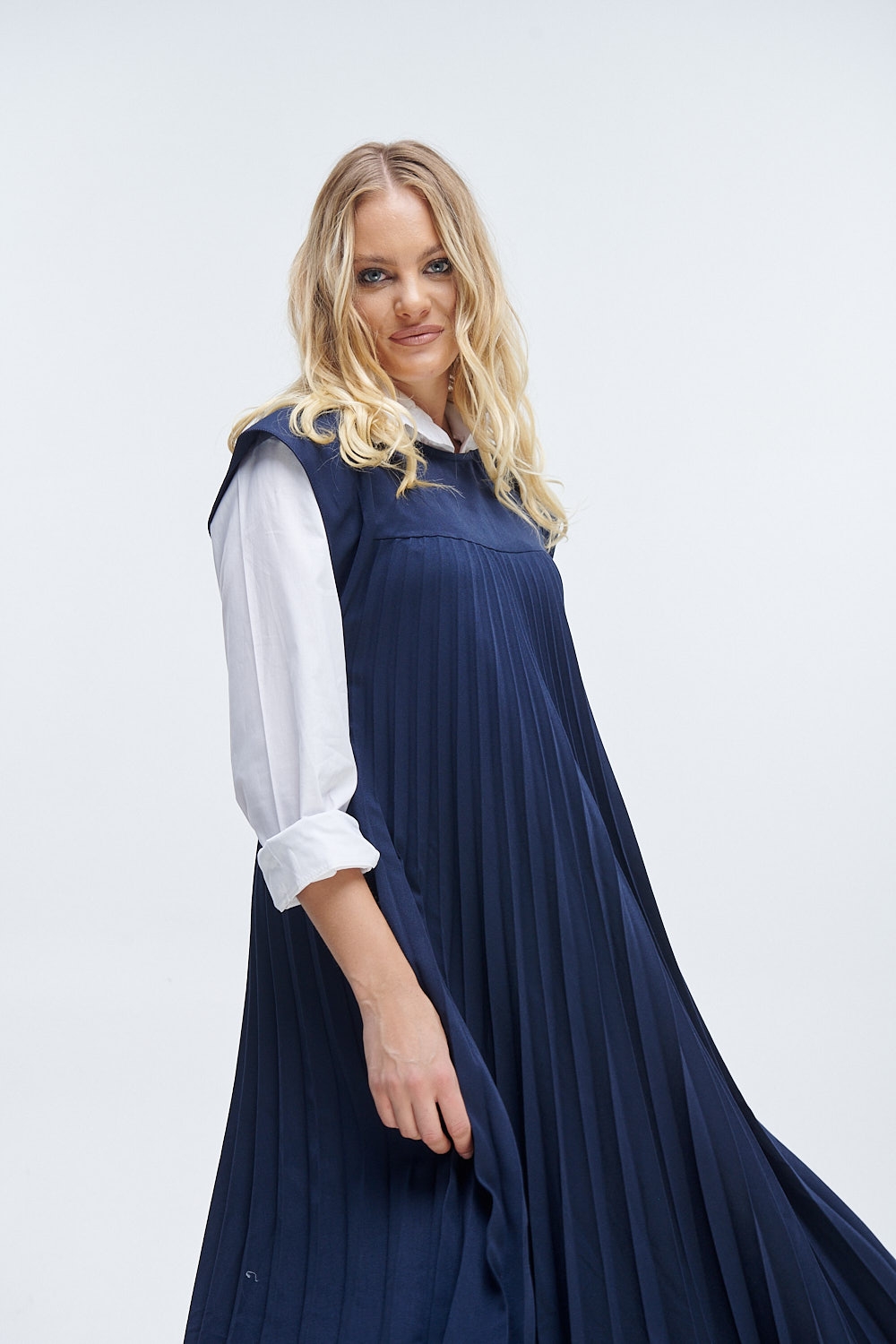 Maxi Pleated Dress