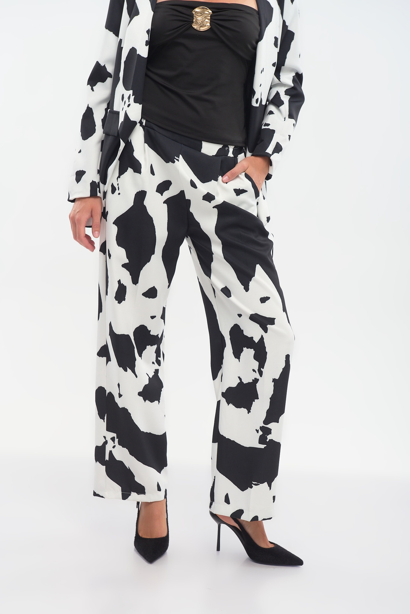 Κοστούμι Με Print Cow