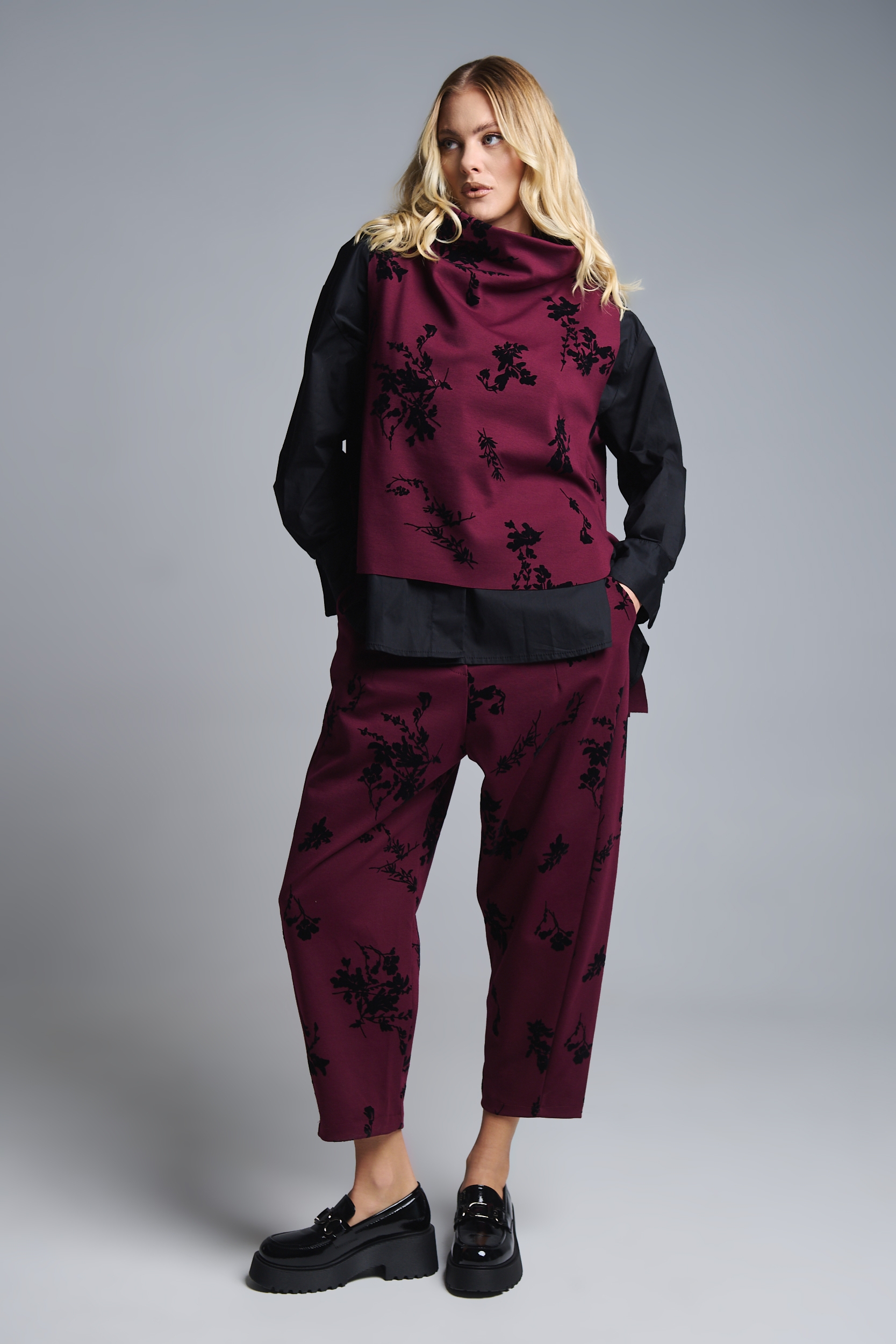 Σετ Μπλούζα Αμάνικη Βράκα Μπροκάρ