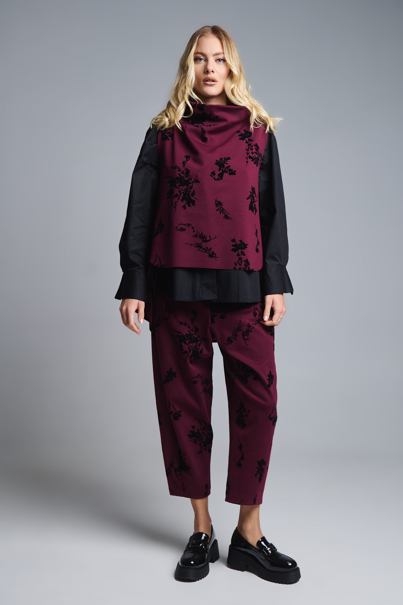 Σετ Μπλούζα Αμάνικη Βράκα Μπροκάρ