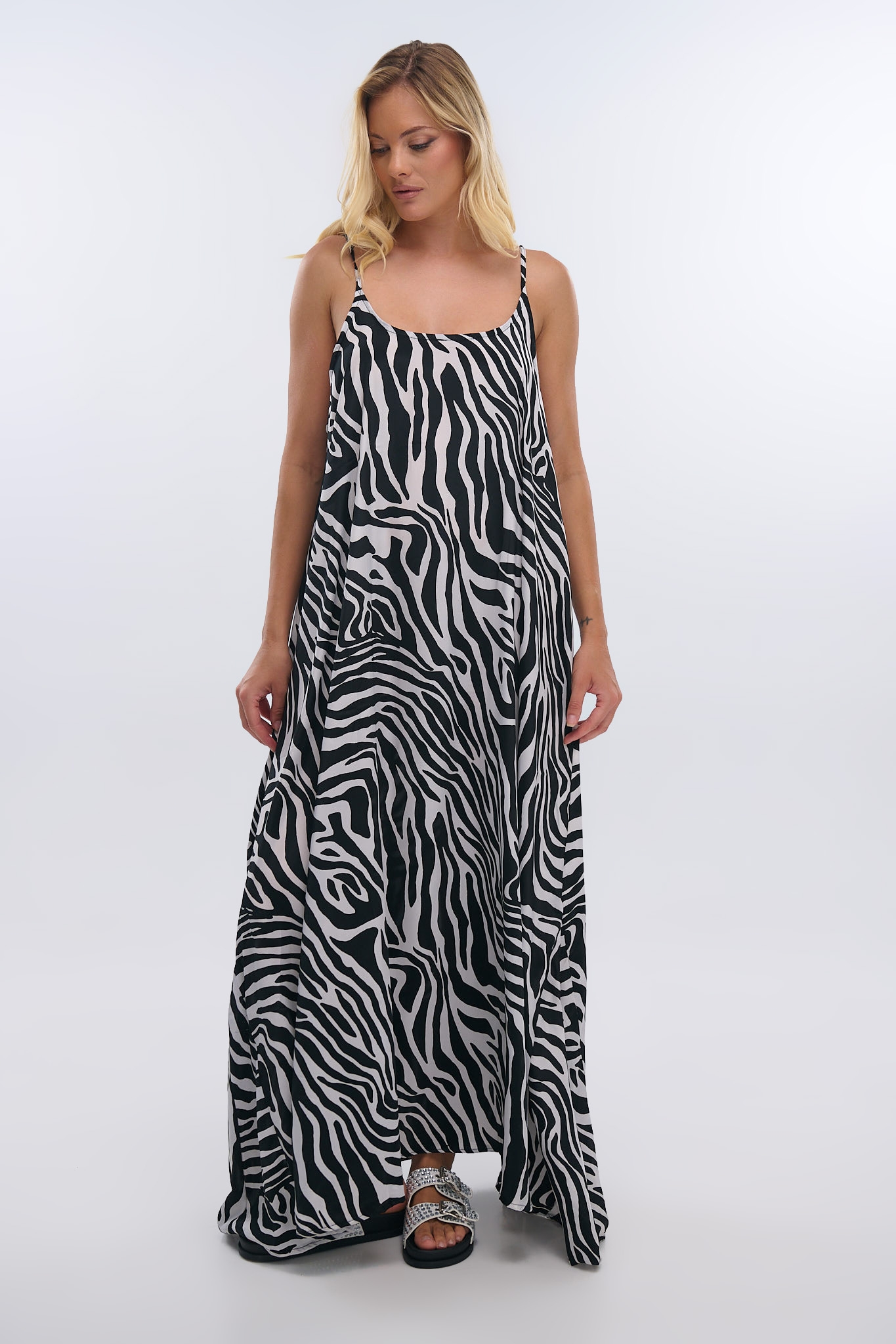 Urban Safari – Satin Slip Dress