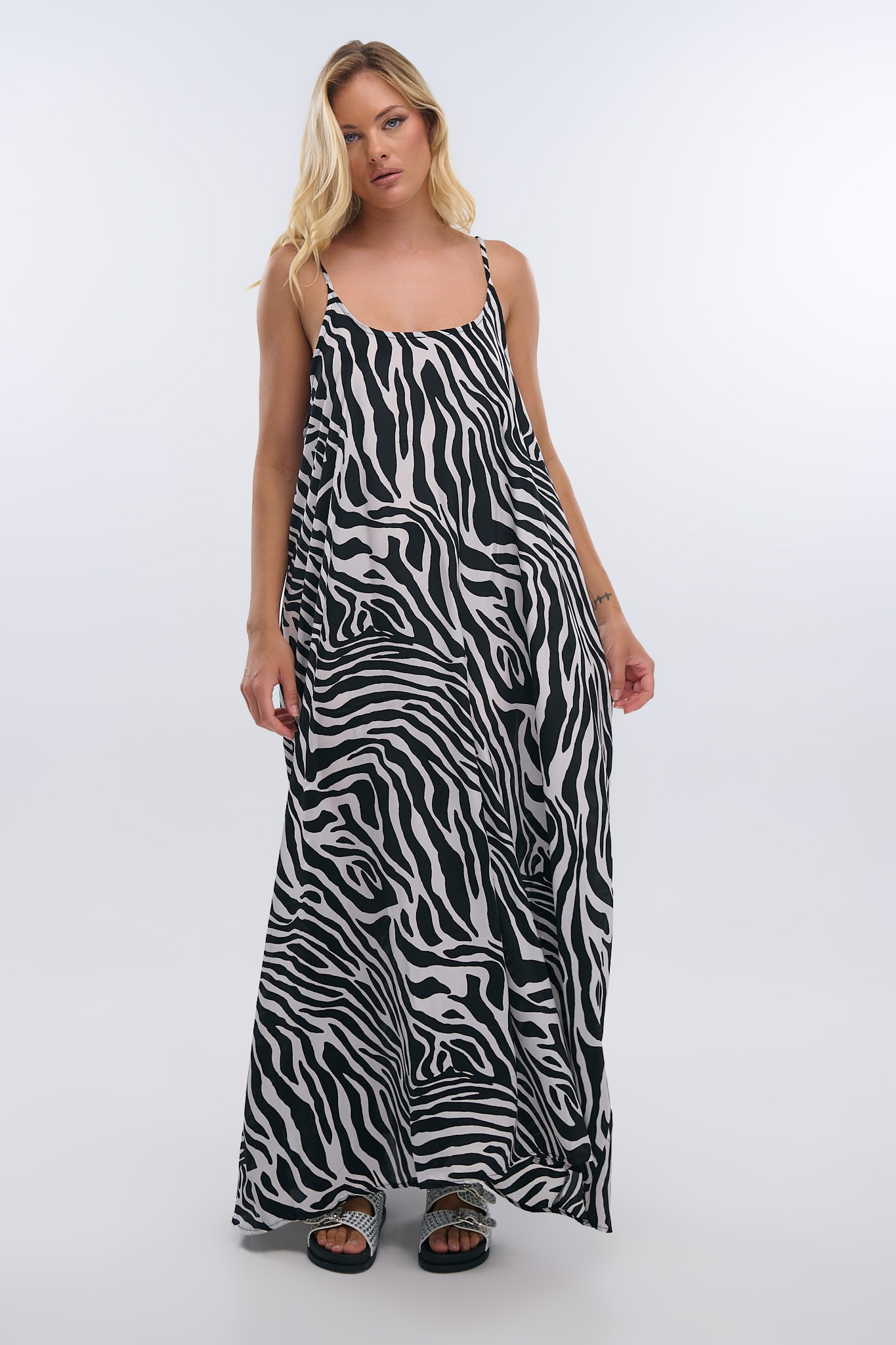 Urban Safari – Satin Slip Dress