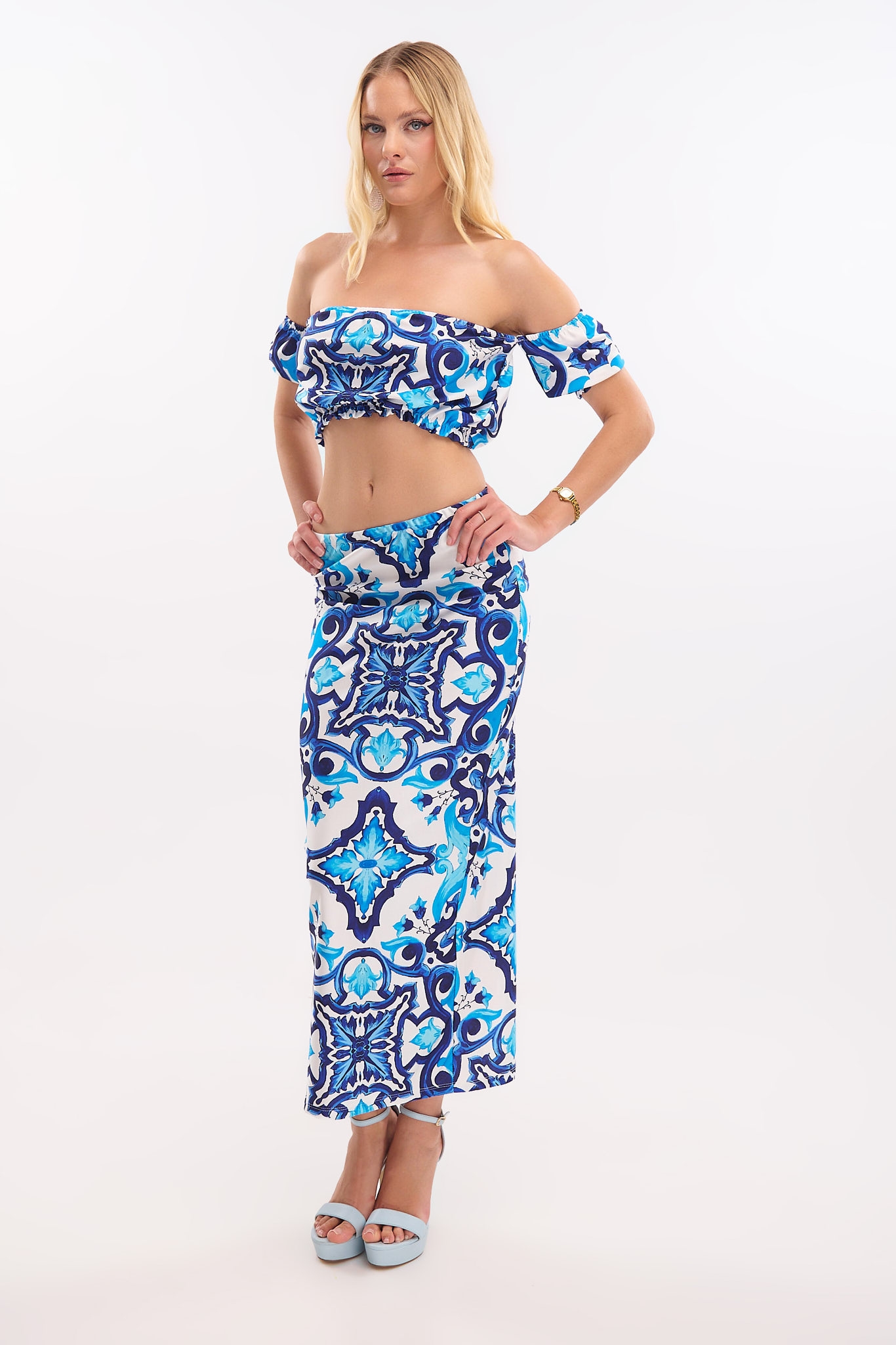 Set Top & Skirt Paisley