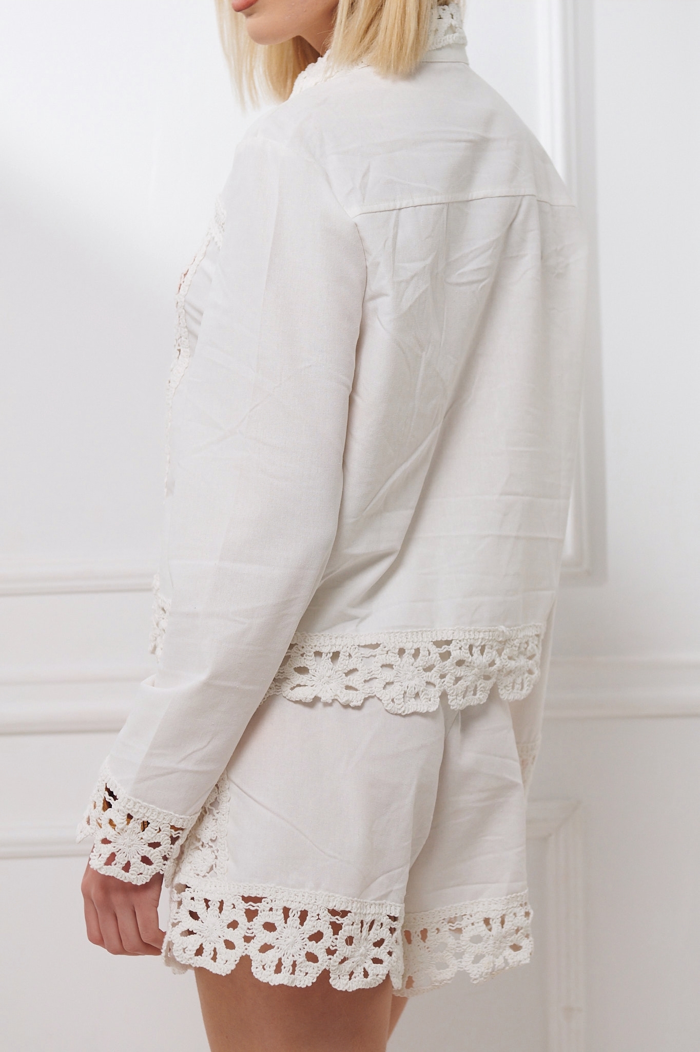 Set Shirt & Sorts With Lacy