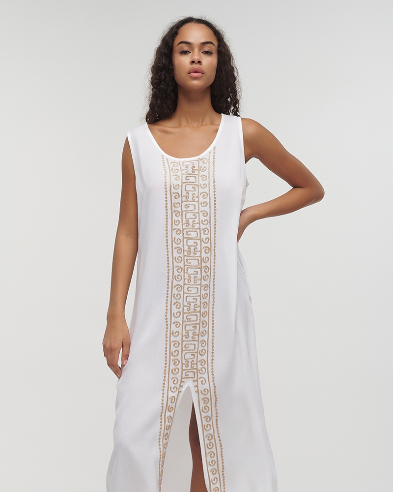 Ble Sleeveless Maxi Dress