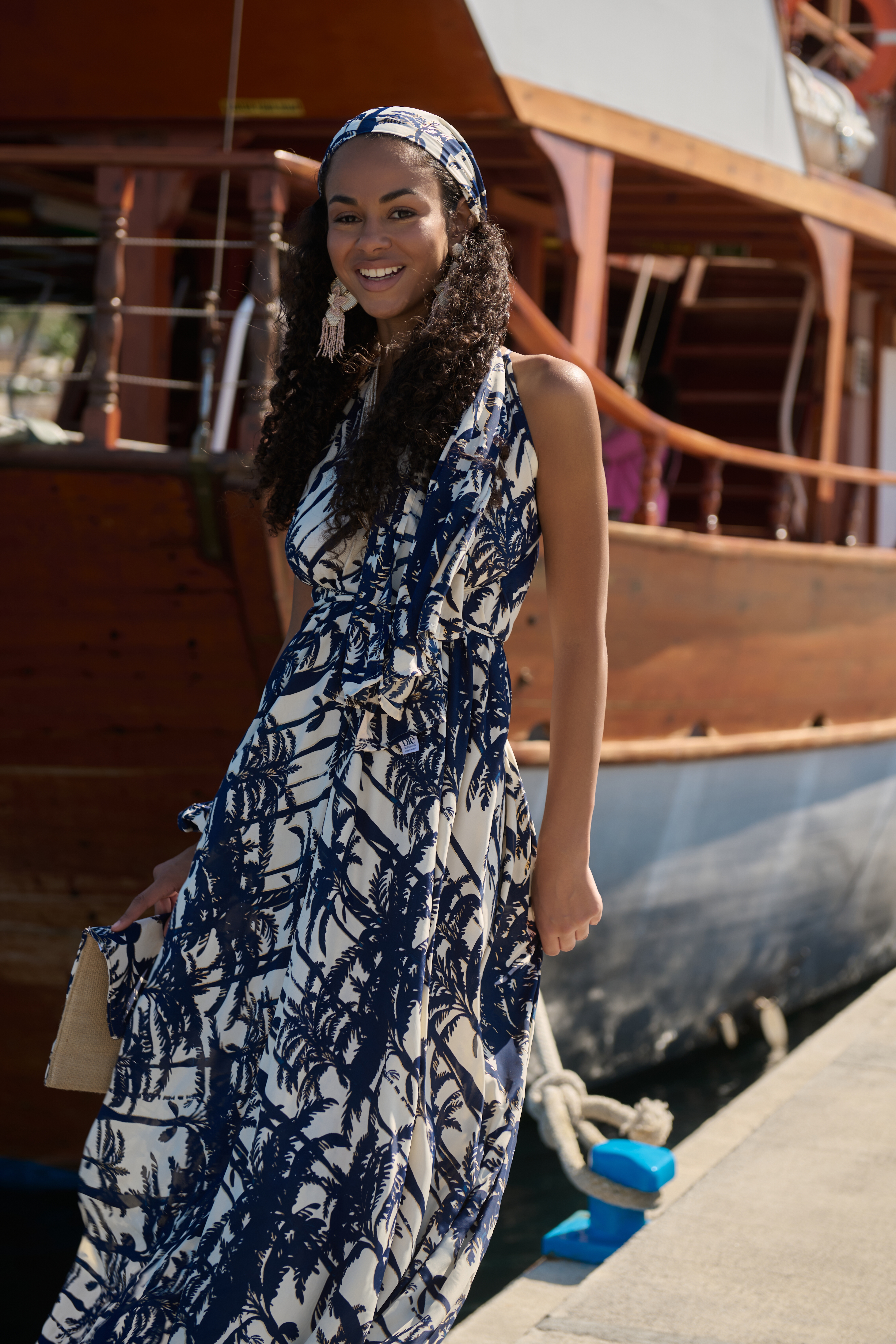 Ble Maxi Knot Dress