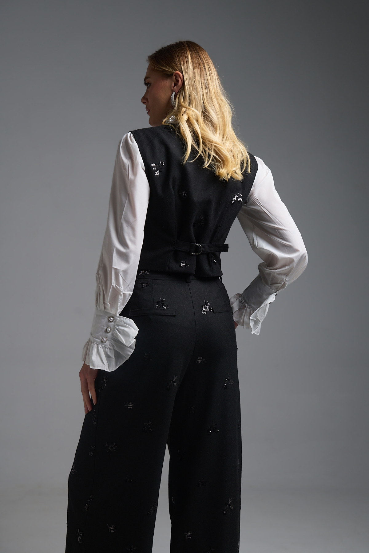 Kelly's Γιλέκο Με Πούλια Λουλούδια