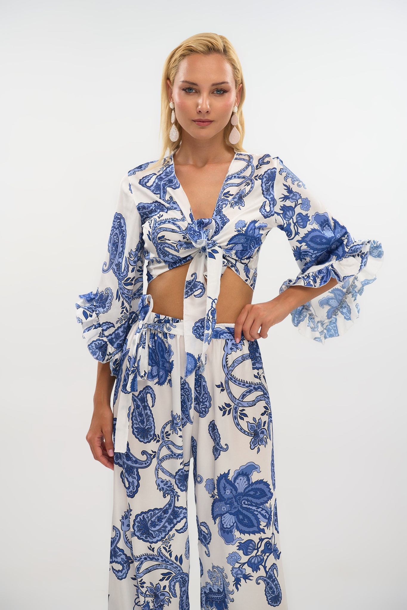 Kelly's Paisley Printed Top