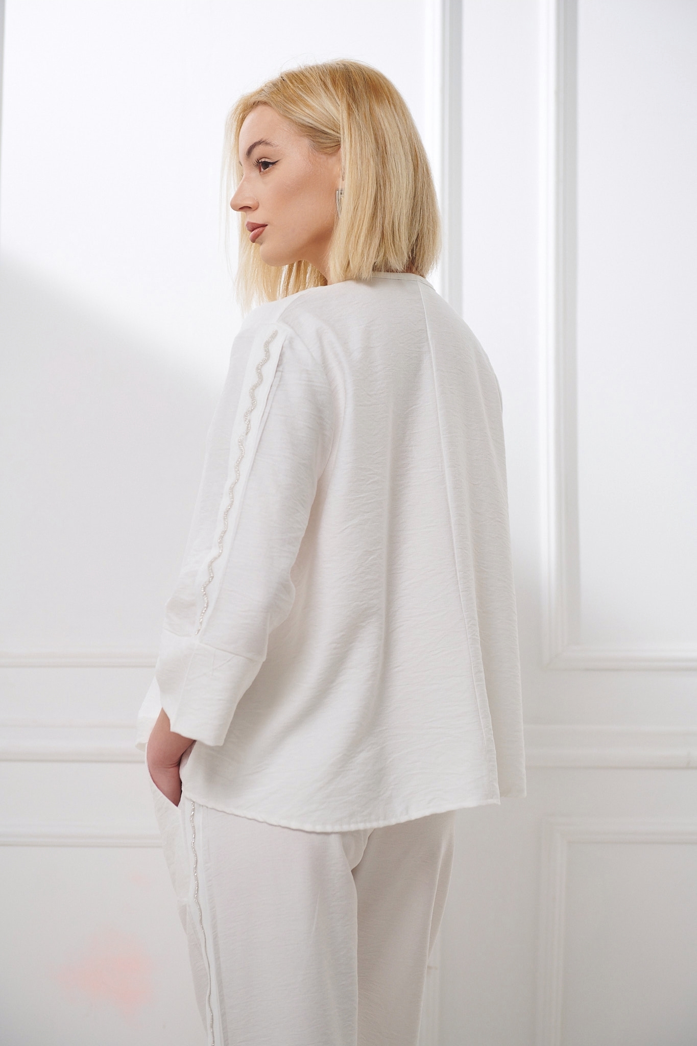 Kelly's Blouse With Rhinestones