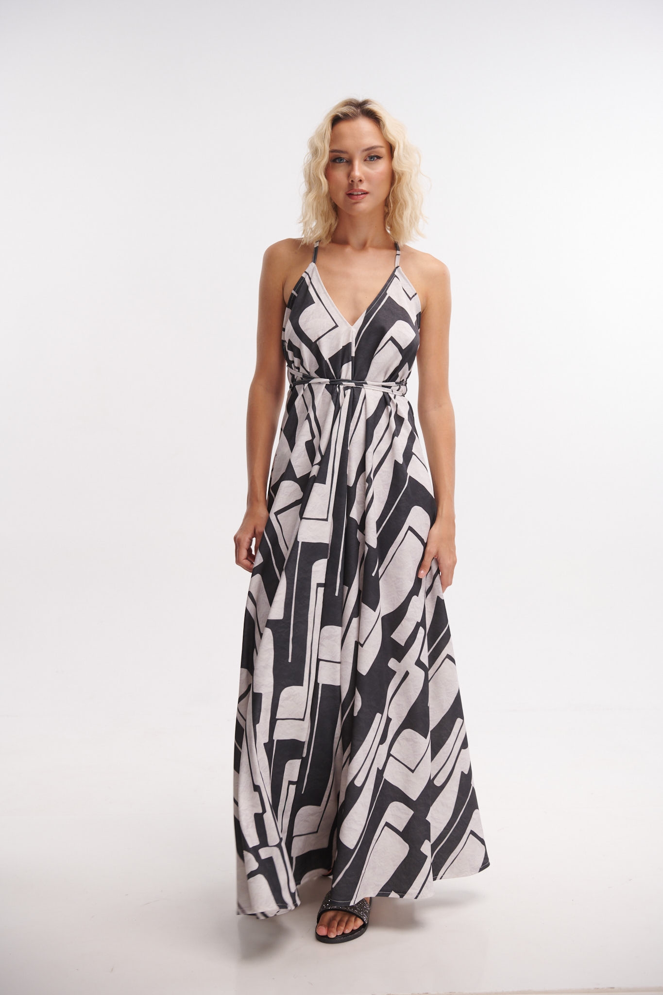 Kellys Rectangle Printed Maxi Dress