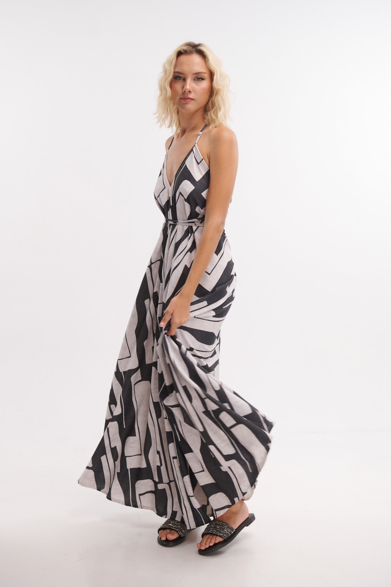 Kellys Rectangle Printed Maxi Dress