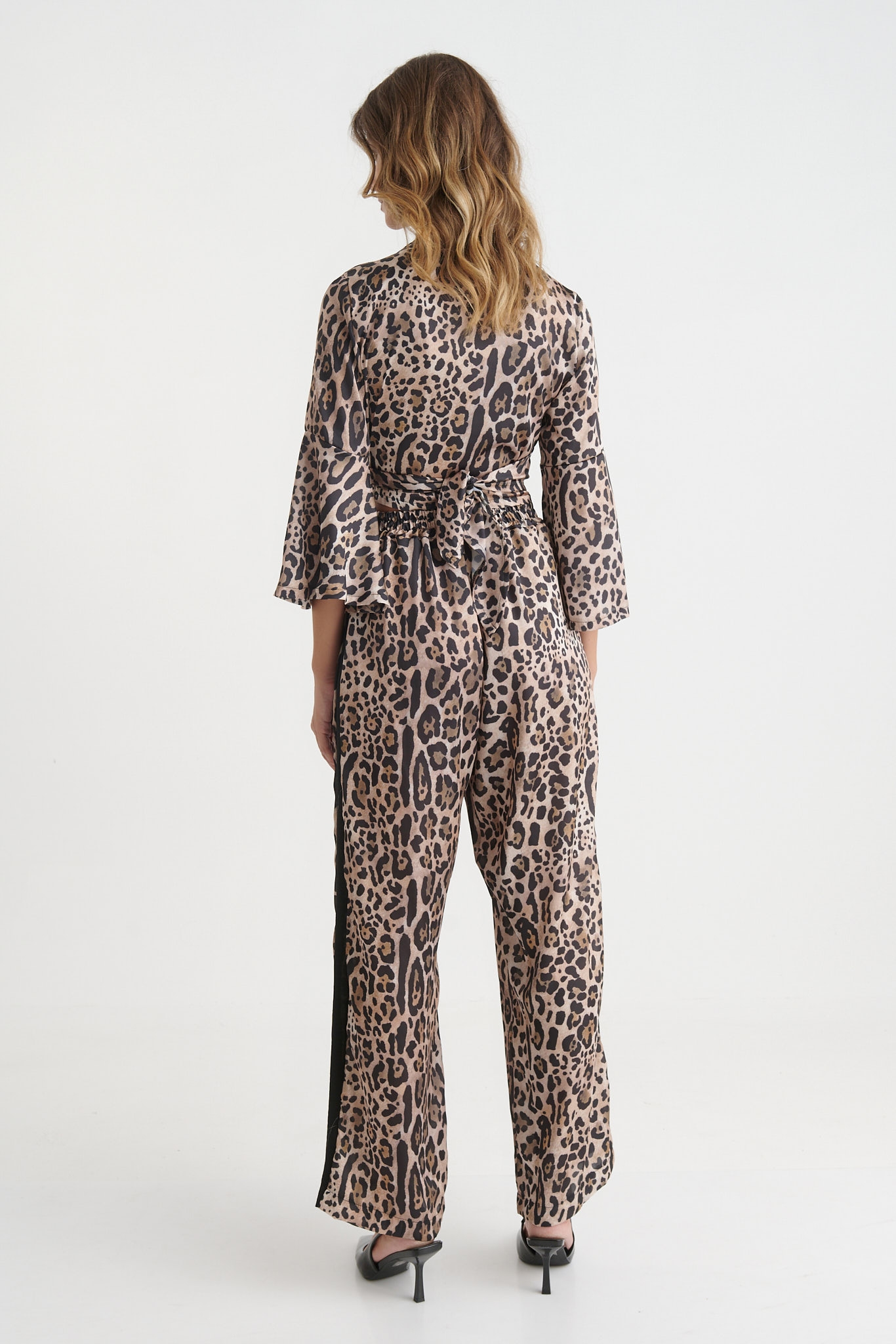 Kelly's Animal Printed Wide Leg Pants