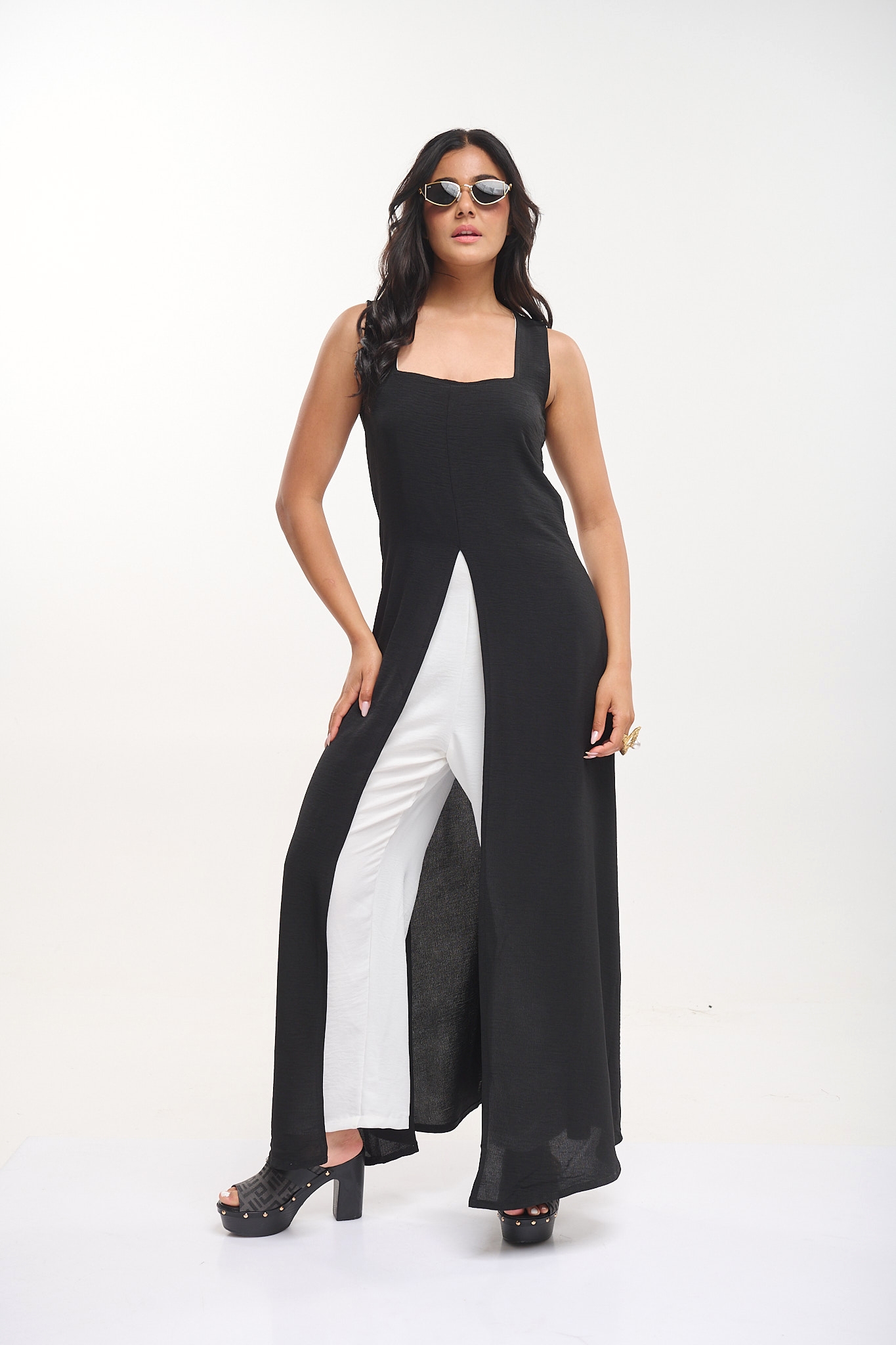 Kelly's Two-Tone Jumpsuit