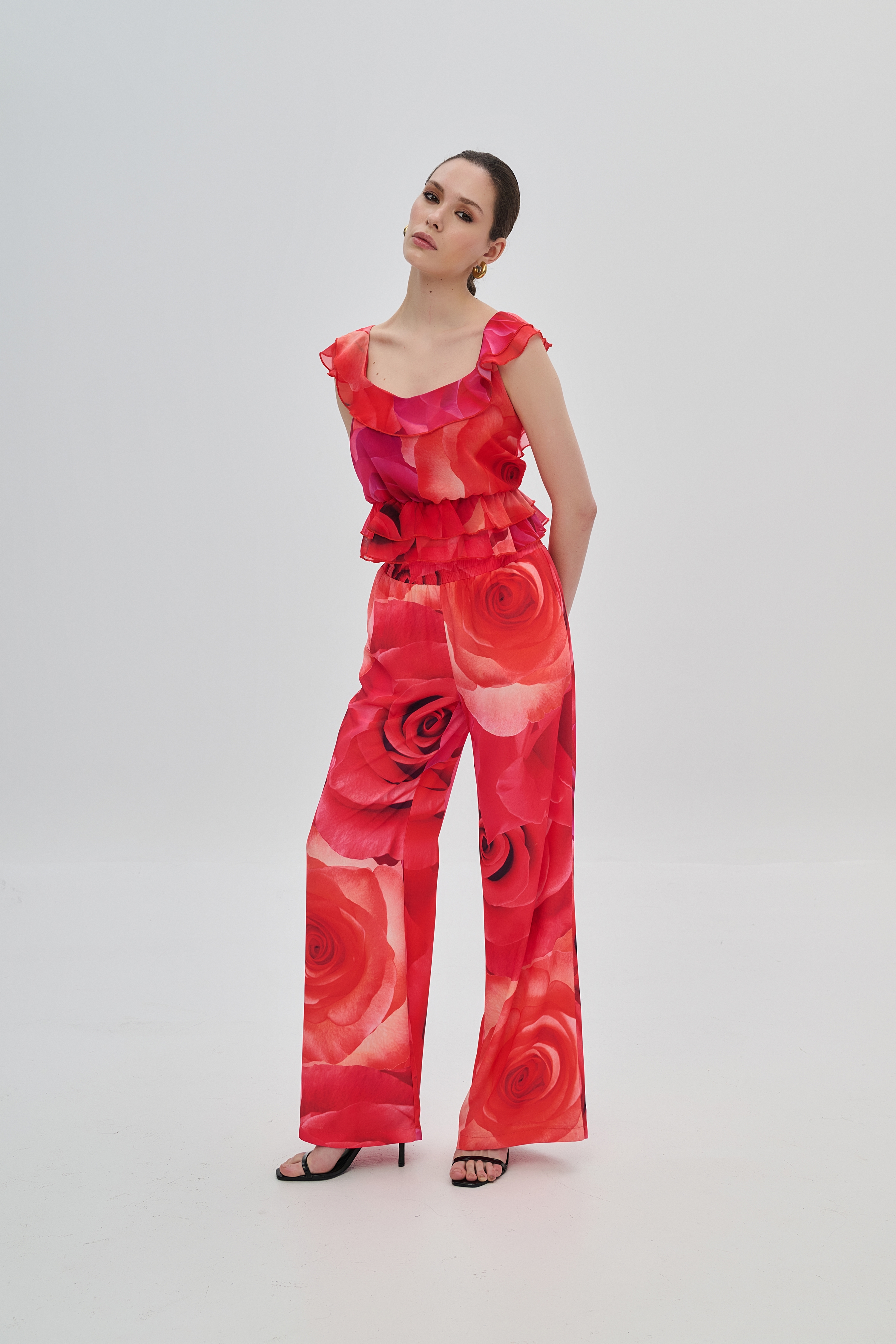 De Javu Παντελόνα Φλοραλ